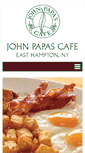 Mobile Screenshot of johnpapascafe.com